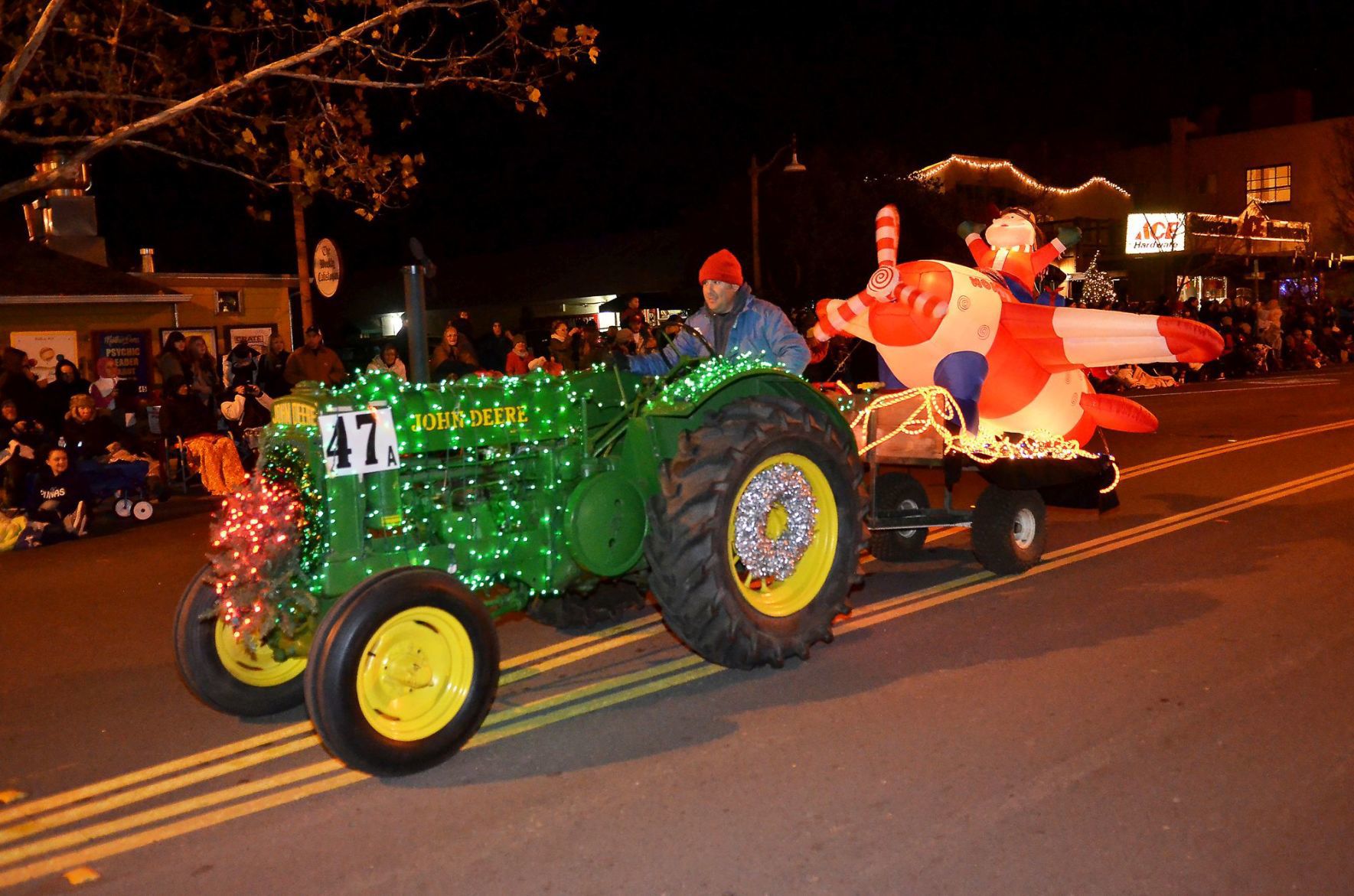 Calistoga's 18th Annual Lighted Tractor Parade